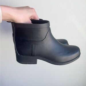 Lucky Brand black rain boots